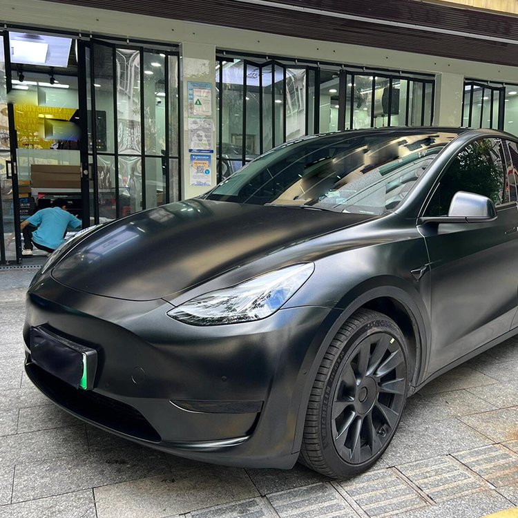 Heavy Metal Havana Black chameleon tint film matte car vinyl wrap 3m vinyl car wrap car wrapping vinyl gloss black