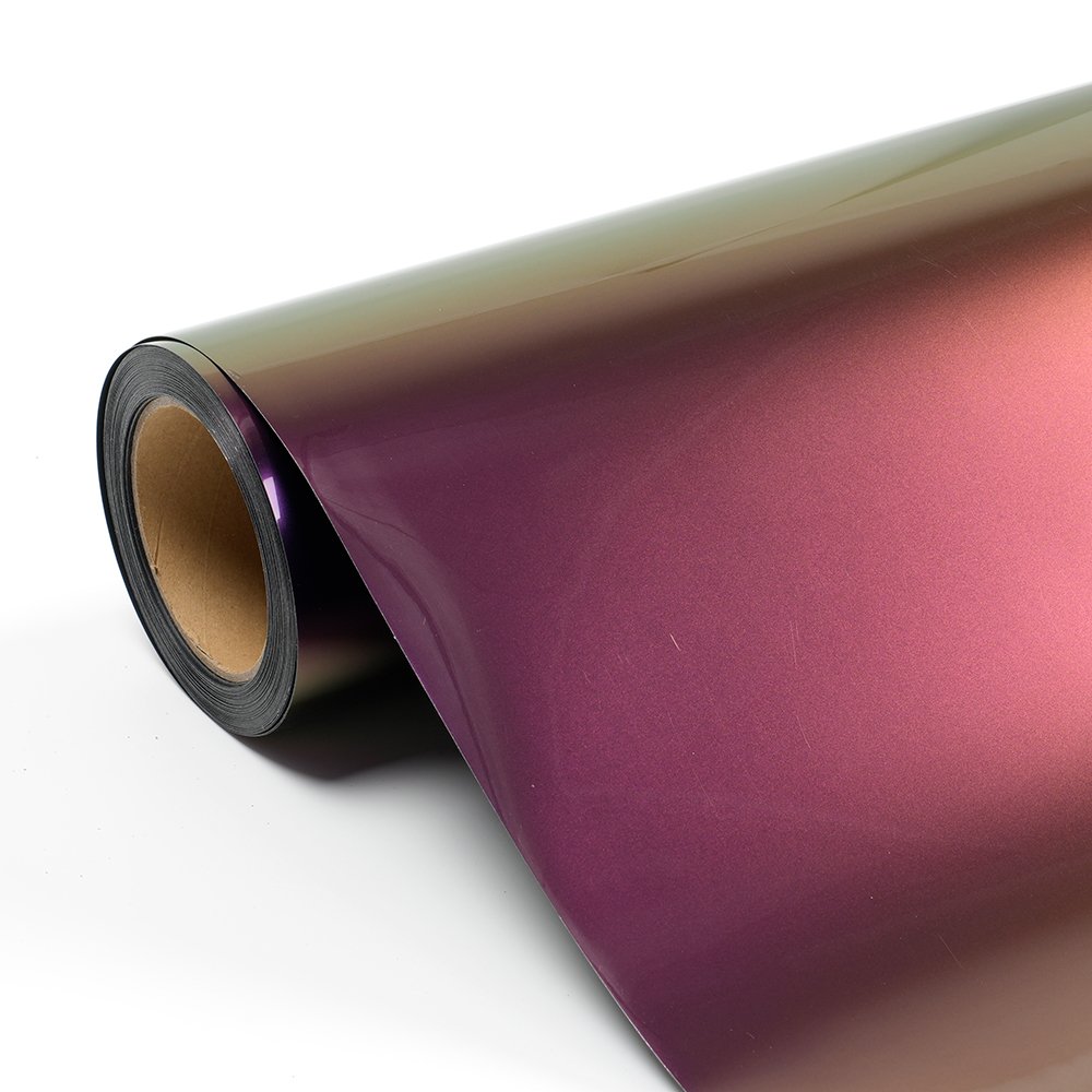 Hot selling Air bubble free super magic chameleon red gold purple blue car wrap vinyl Car decoration film