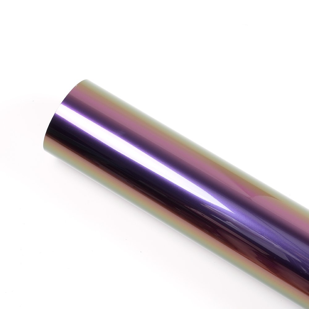 Hot selling Air bubble free super magic chameleon red gold purple blue car wrap vinyl Car decoration film