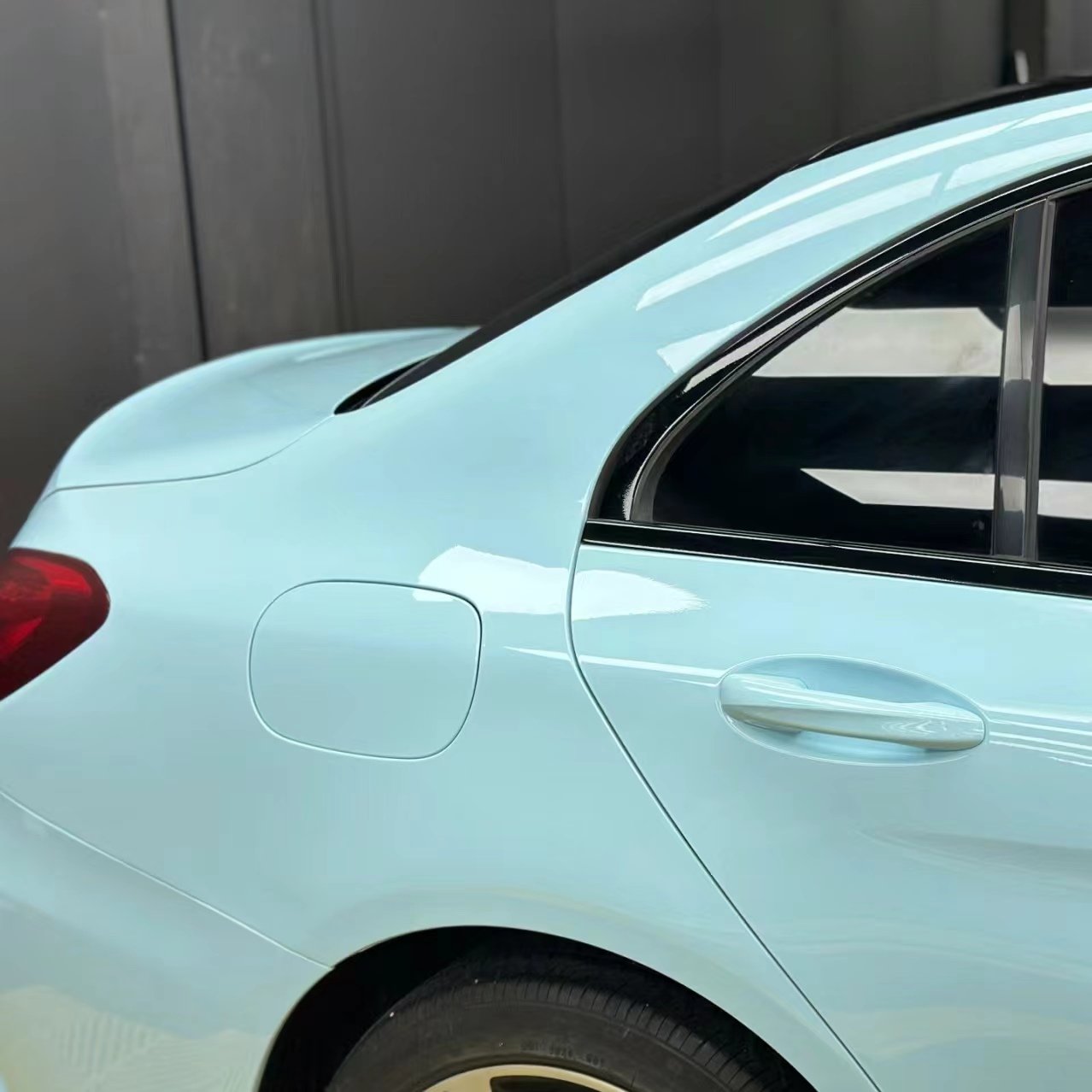 Luxury Crystal Glacier Blue Self-Adhesive PVC Car Film Protective Decorative Color for Car Body Self-Healing Design