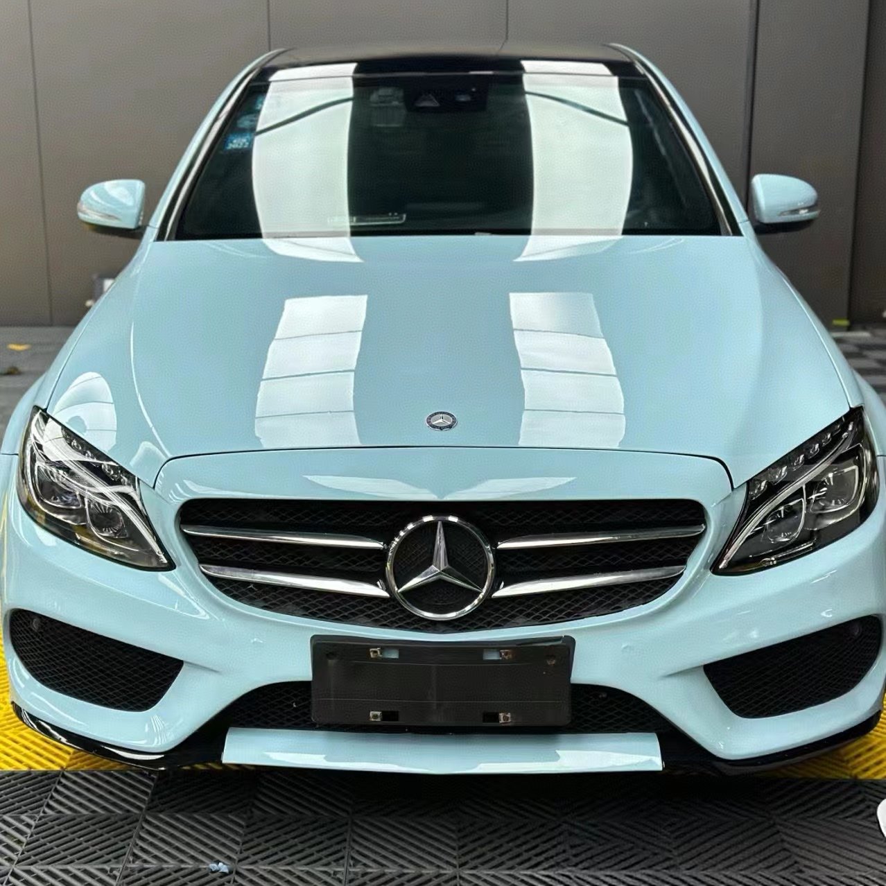 Luxury Crystal Glacier Blue Self-Adhesive PVC Car Film Protective Decorative Color for Car Body Self-Healing Design
