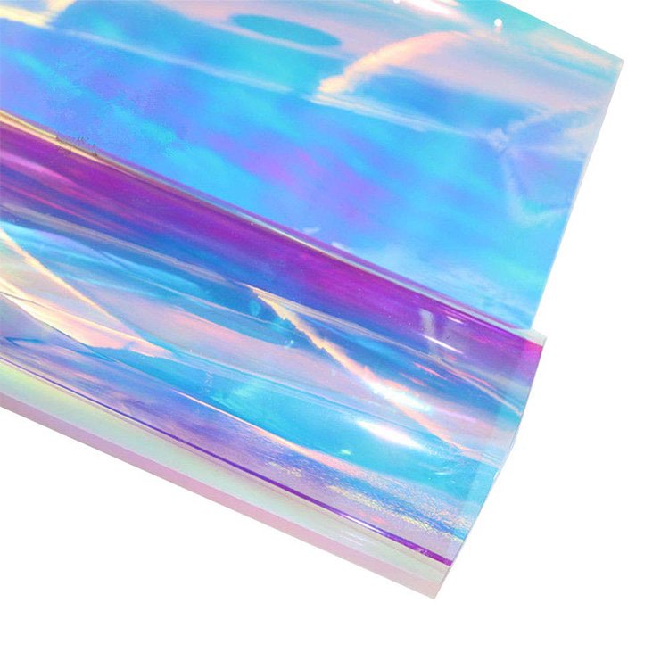Self Adhesive Waterproof Rainbow Color Dichroic Windows Film for Home Decorative