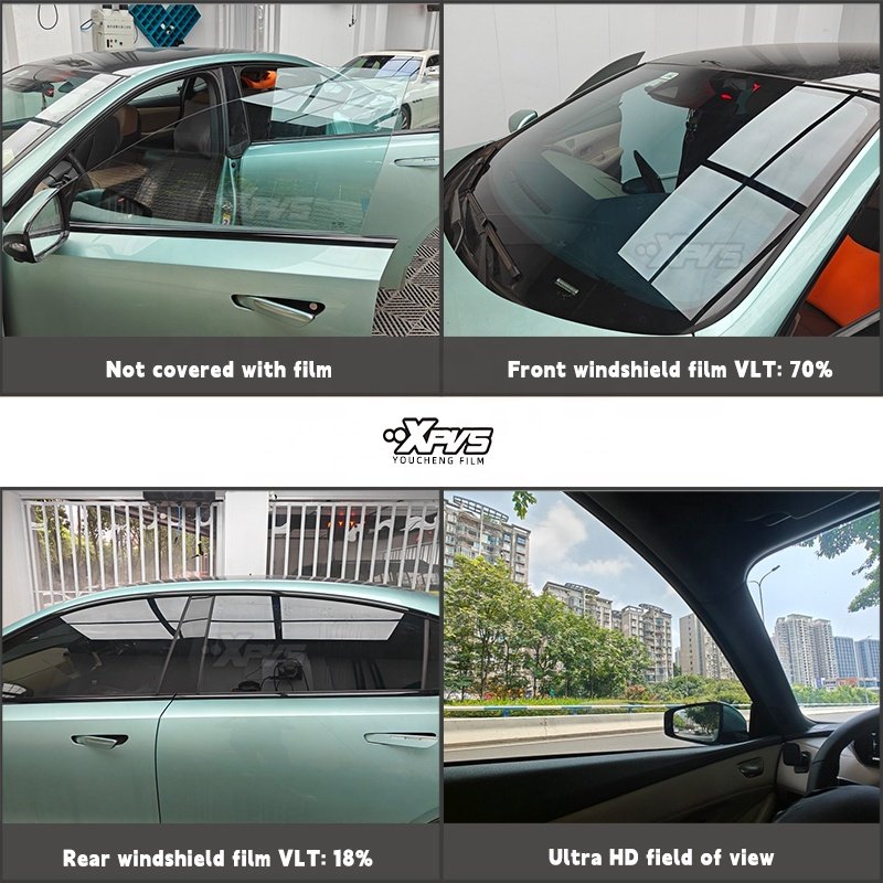 Car Tint Film 4k Ultra Clear Visionwindow nano ceramic film UV proof Infrared proof solar tint film for car window