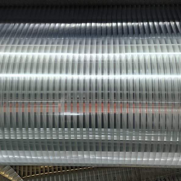 New type Reeded Glass decorative film Privacy Window Films for office
