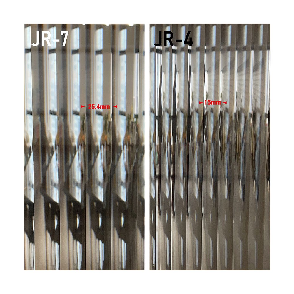 New type Reeded Glass decorative film Privacy Window Films for office