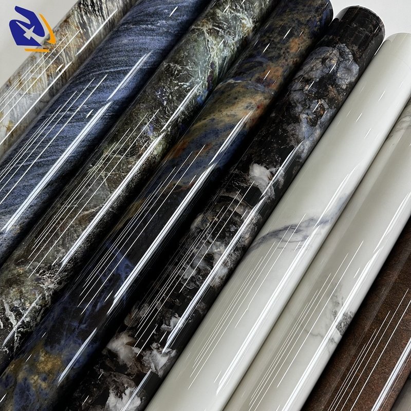 Marble Nature 0.35mm PET Digital Printing Laminating Film For Wall Decorative Films Furniture Decoration Interior Use Hot Sell