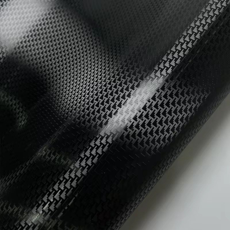 Matte Black Aircraft Pattern Plated Carbon Fiber Film Car Wrap Vinyl Sticker for Car Tuning Color Stickers Adhesive Decal