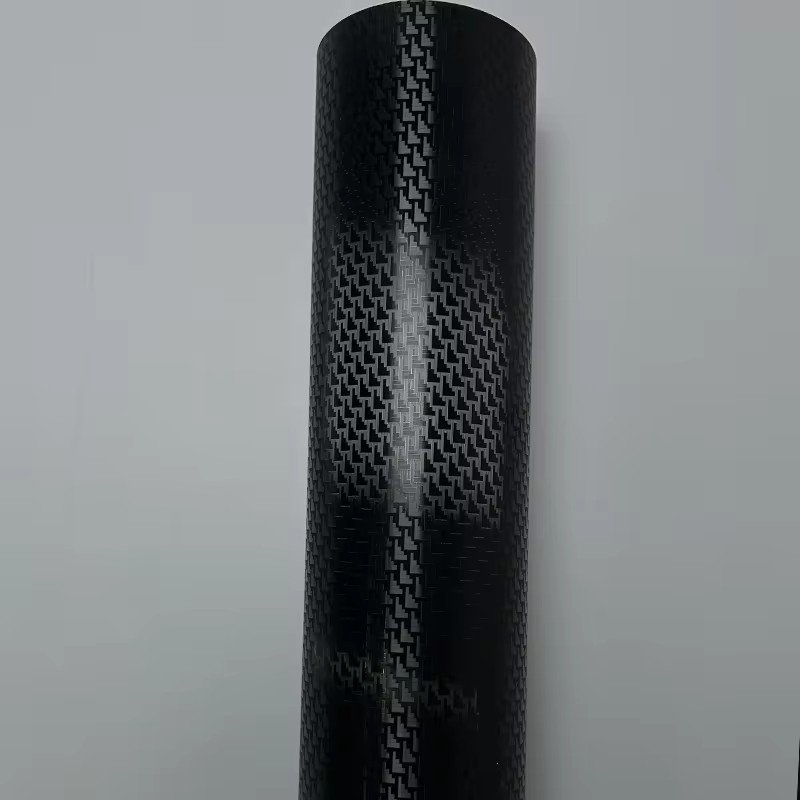 Matte Black Aircraft Pattern Plated Carbon Fiber Film Car Wrap Vinyl Sticker for Car Tuning Color Stickers Adhesive Decal
