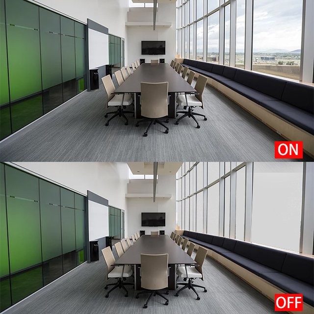 Window Door Smart Glass Function Smart EVA Film For Laminated PDLC Switchable Glass