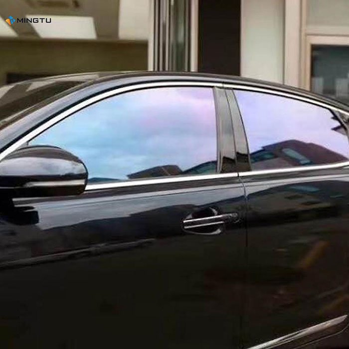 Mingtu wholesale High Quality VLT85% Sunset Burning Decoration Film Chameleon Tint Chameleon Window Film