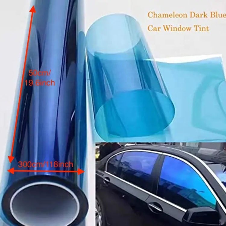 Mingtu wholesale High Quality VLT85% Sunset Burning Decoration Film Chameleon Tint Chameleon Window Film