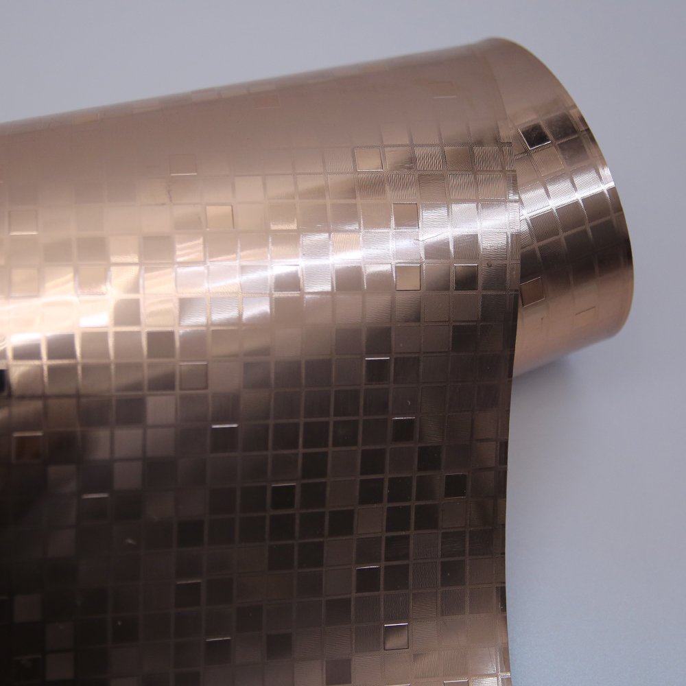 Home protection waterproof fireproof furniture vacuum film foil membrane press mdf lamination PETG decorative films