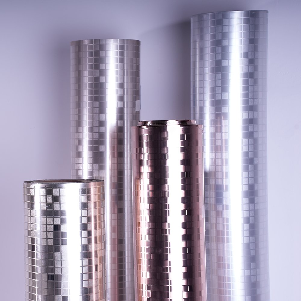 Home protection waterproof fireproof furniture vacuum film foil membrane press mdf lamination PETG decorative films