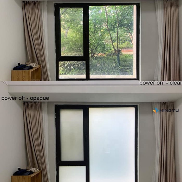 Mingtu Wholesale Price Pdlc Self adhesive Smart Film Smart Office Privacy protection electric blinds film