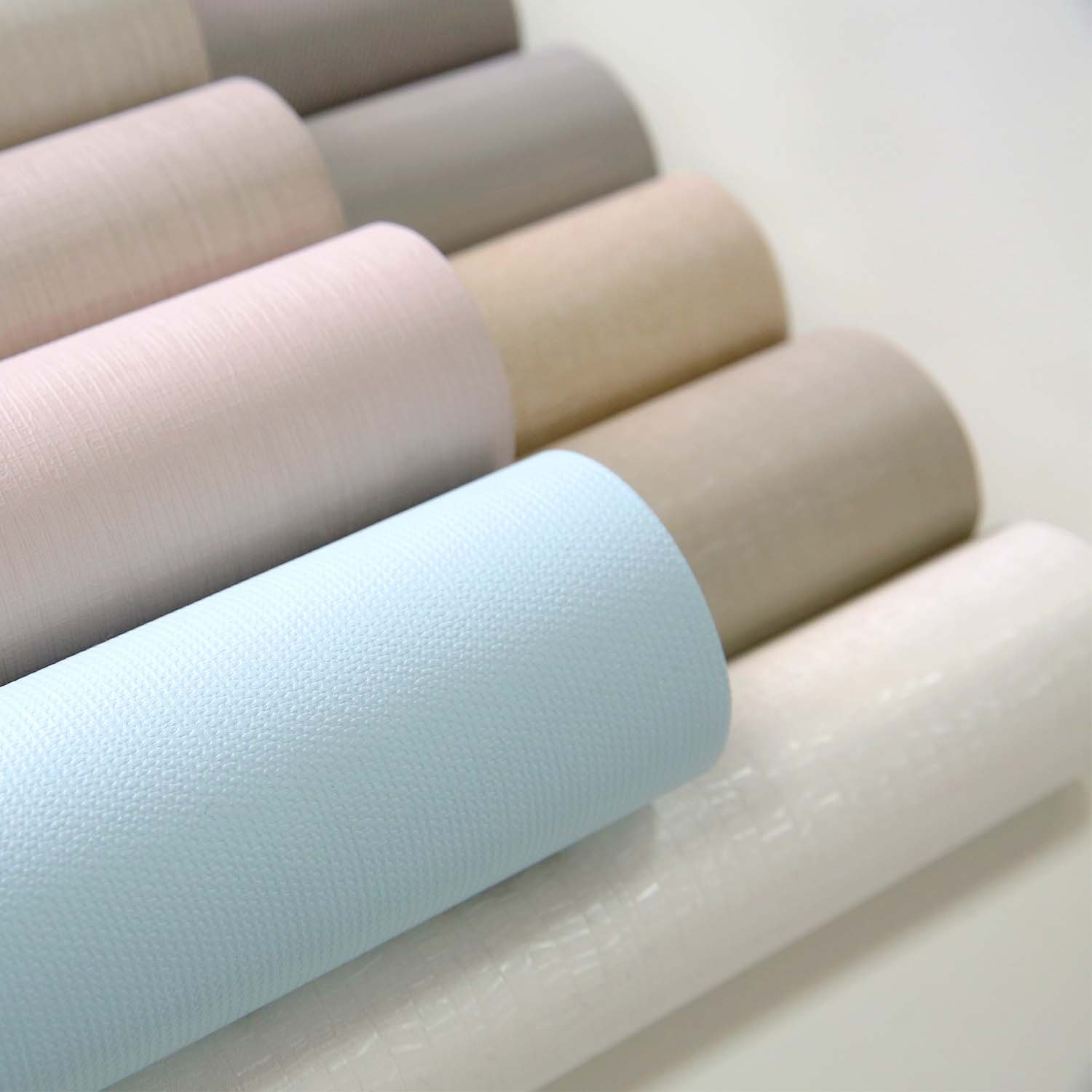 Custom Color Roll Vacuum Lamination Furniture Laminadora Membrane Foil Fabric Decorative PVC Films
