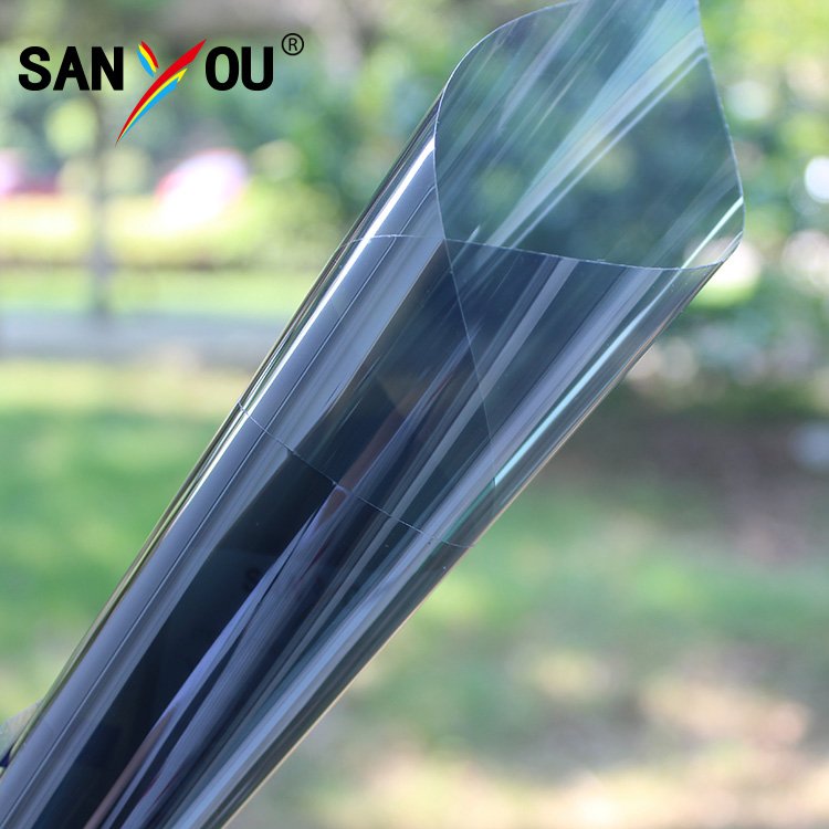 High Clear Vision Front Windshield Sticker Good UV Protection Metallic Coating Car Window Film