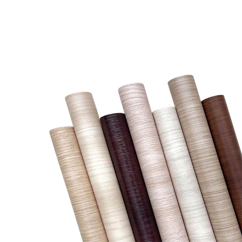 2024 Woodgrain color pvc foil pvc decorative film for vacuum pressing flat pvc film for cabinet