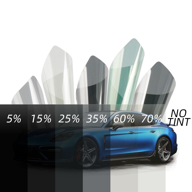5% 20% 30% 45% Anti Shatter Glass Safety Security Solar Automotive Window Tint Film Privacy Nano Ceramic Car Window Tint Film