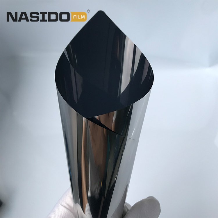 Nasido Black/Silver Building Decorative Films Skin care hight heat insulation glass mirror reflective film