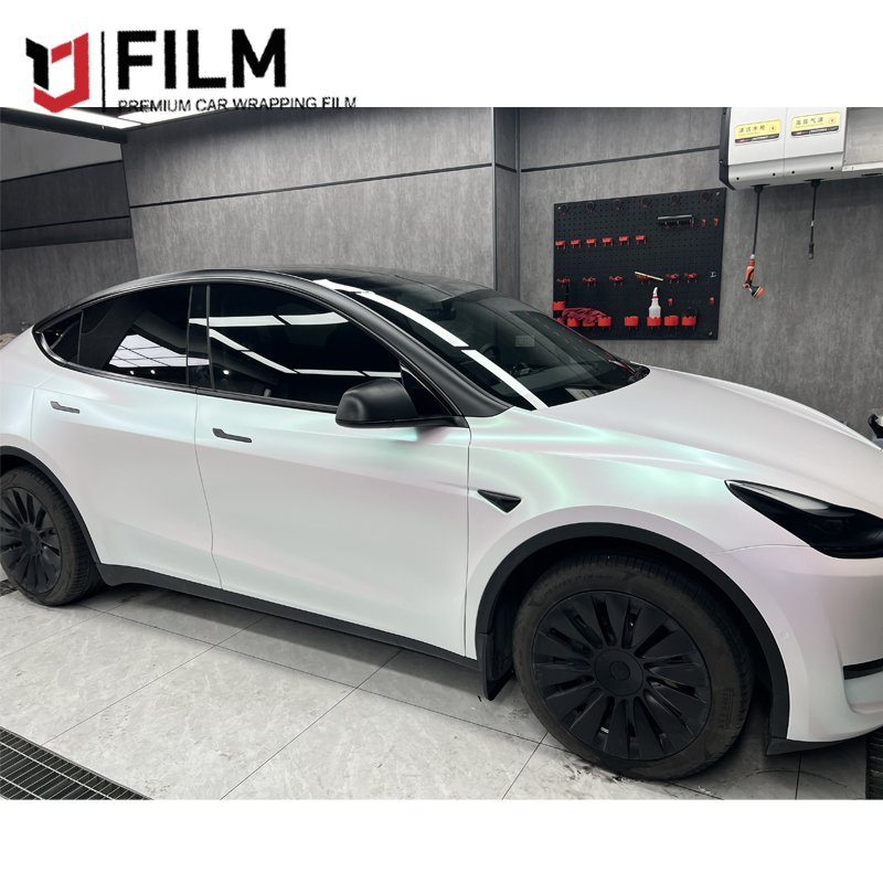 YAJIU Car Full Body Decoration film Self Adhesive Reflective Car Wrap Vinyl Rolls