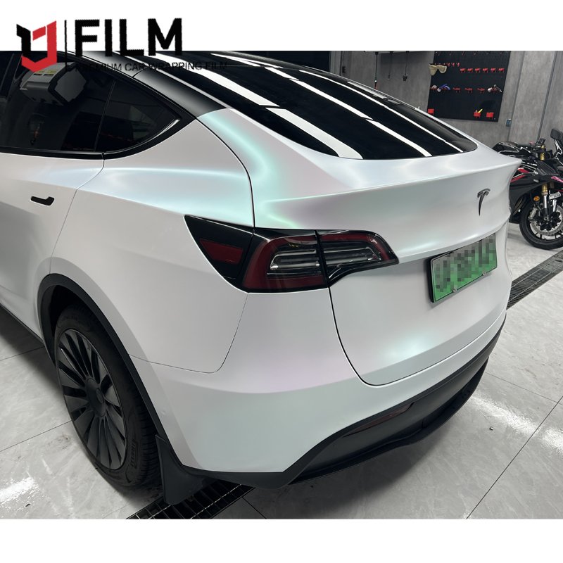 YAJIU Car Full Body Decoration film Self Adhesive Reflective Car Wrap Vinyl Rolls