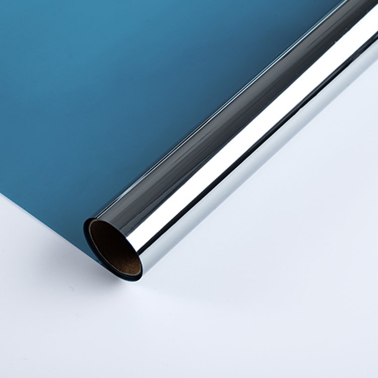 Silver Blue Solar Window Film UV Protection Heat reduction