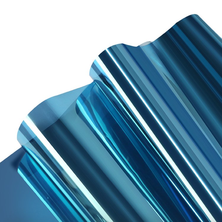 Silver Blue Solar Window Film UV Protection Heat reduction