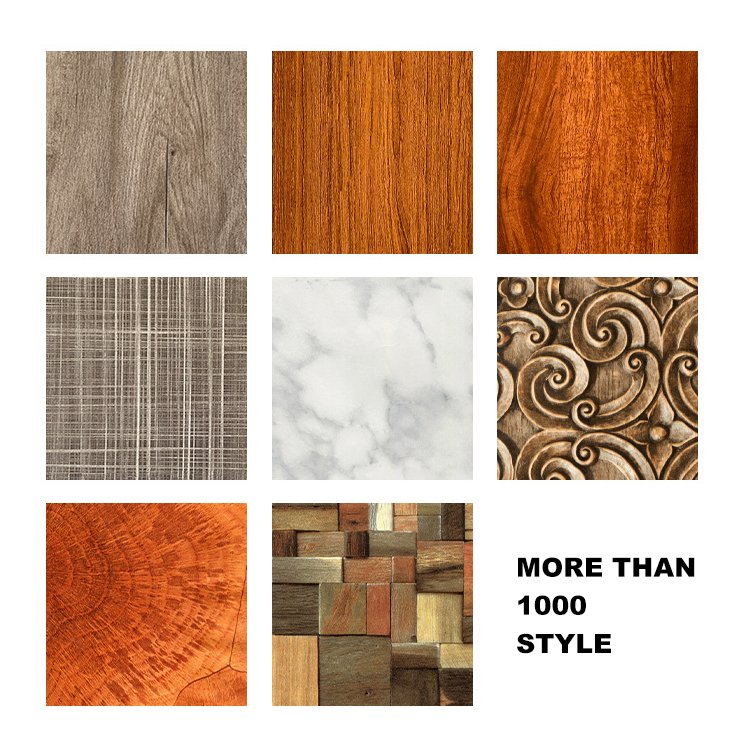 Wood Grain Melamine Base Printing Paper Decorative for Furniture in China