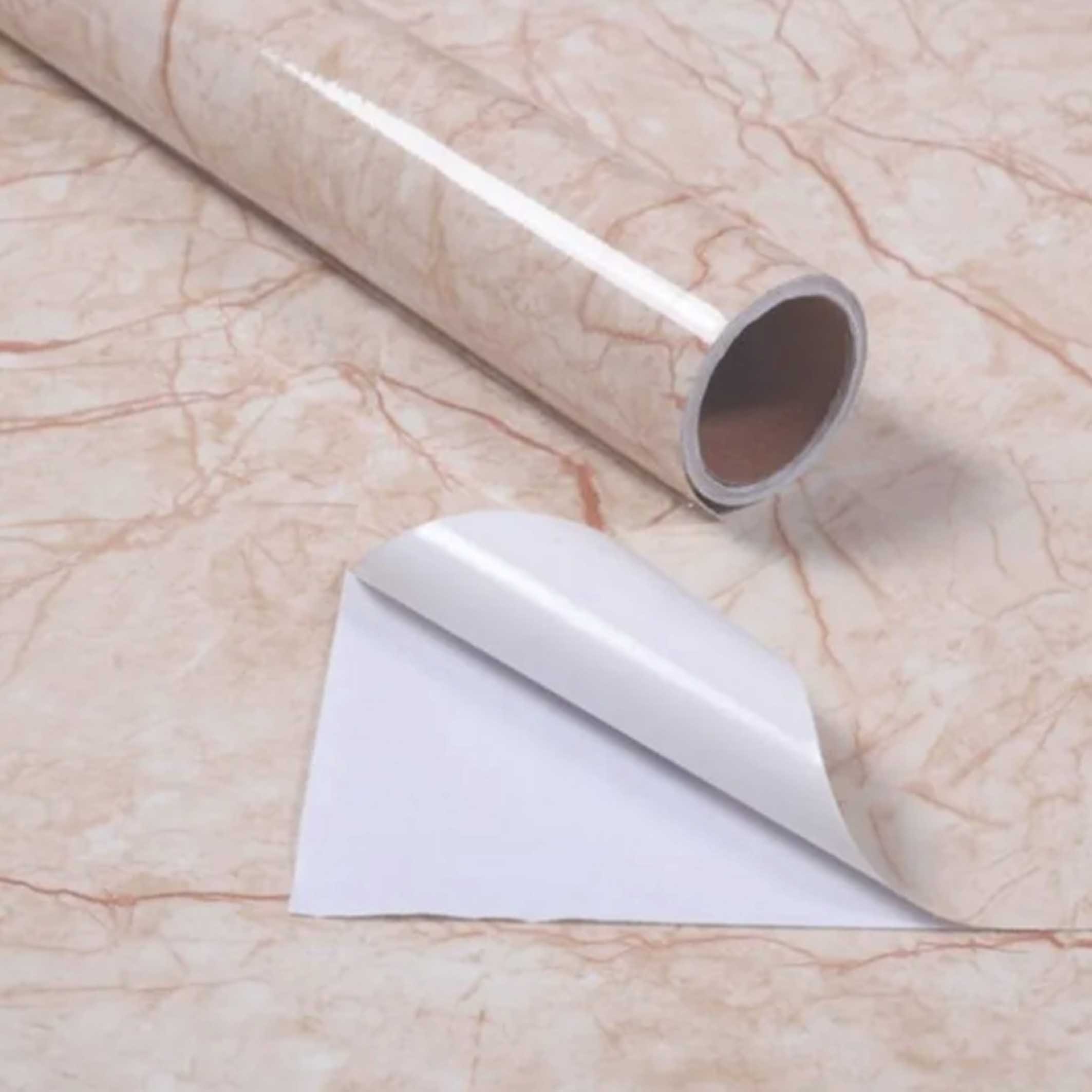 KItchen decoration material marble glue coated pvc decorative film marble color design vinyl foil film smooth pvc sheet