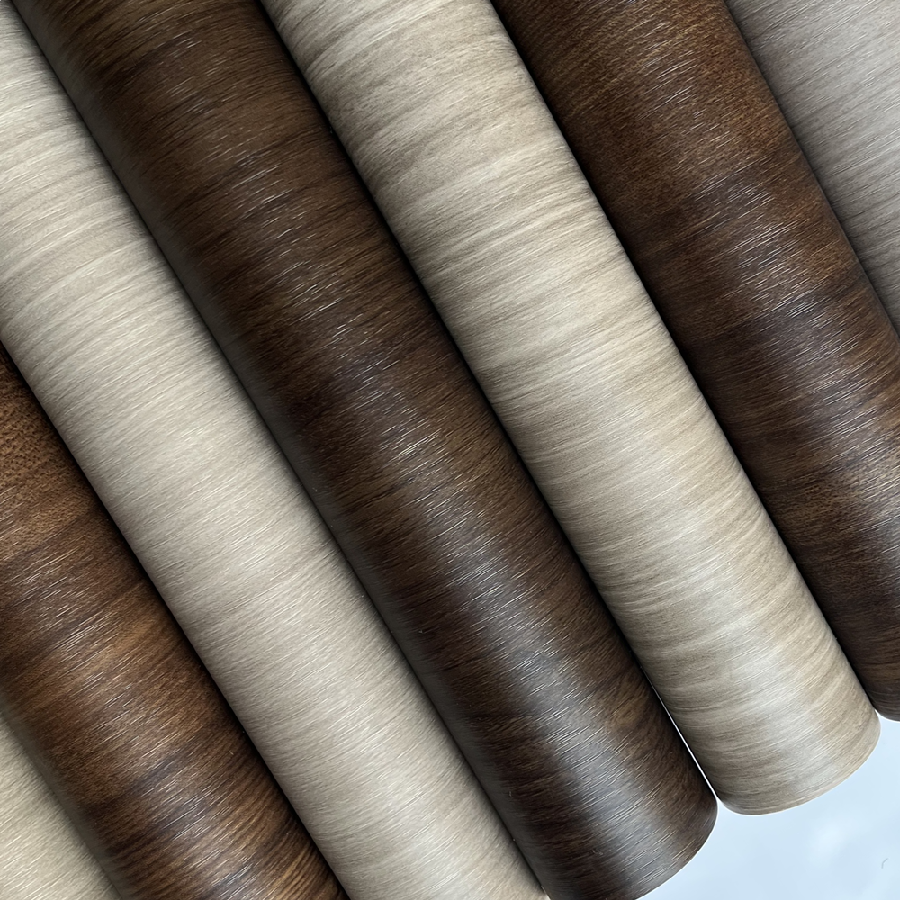 Decorative Wood grain pvc film for door