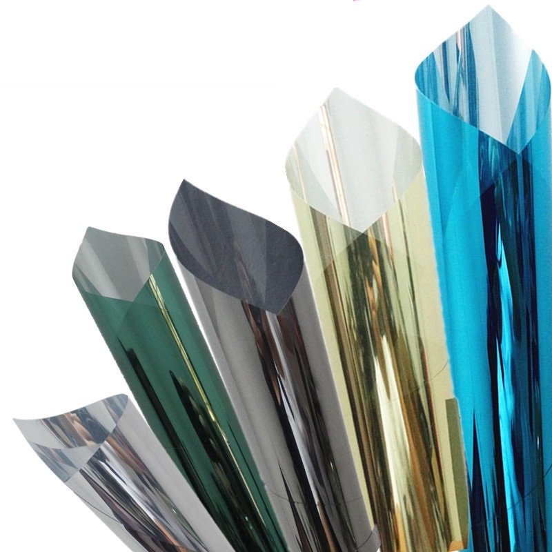 Thermal Insulation Anti UV Solar Blocking Privacy Protection One Way Glass Reflective Glass Foil Window Tint Decorative Film