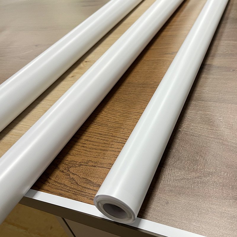 Top Manufacturer Eco-friendly Wood Grain Decorative 0.07mm Thickness PVC films Hot Stamping for Wall Panel and flooring