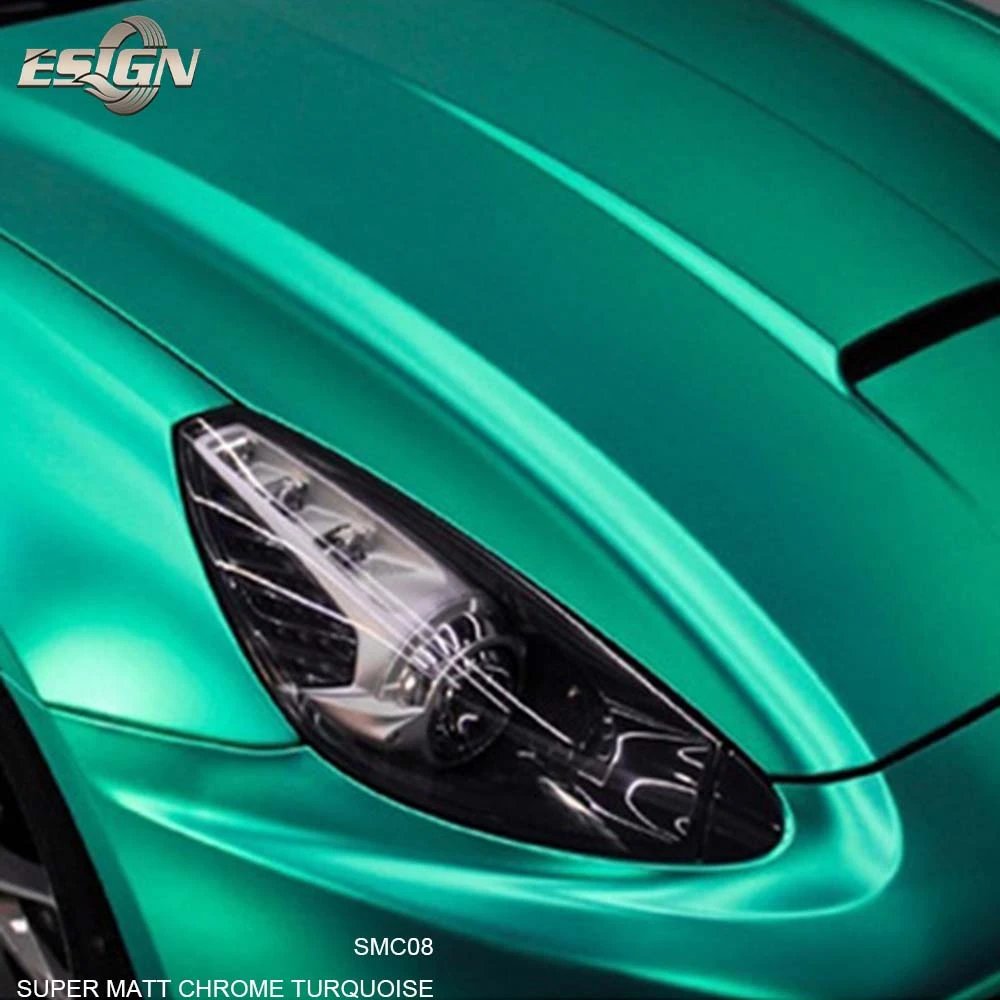 ICE FILM MATT TURQUOISE Car Wrapping Film Full Body Weather Resistance Auto Accessories Exterior