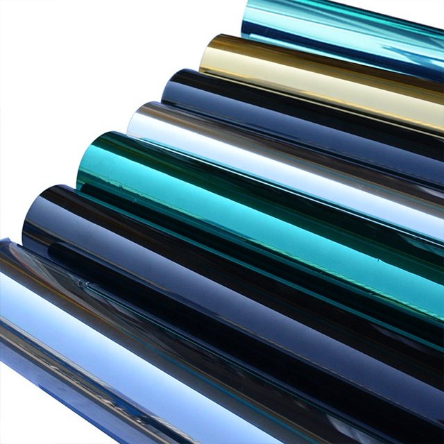 One Way Vision Building Window Film Heat Insulation Tinting Film Anti-explosion Safety Building Film