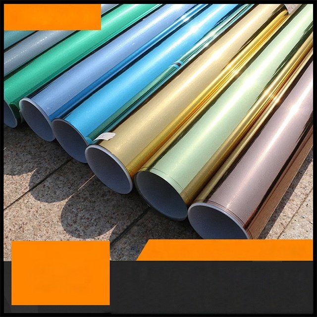 One Way Vision Building Window Film Heat Insulation Tinting Film Anti-explosion Safety Building Film