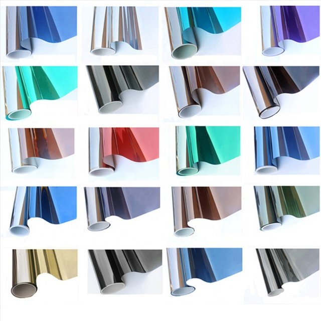 One Way Vision Building Window Film Heat Insulation Tinting Film Anti-explosion Safety Building Film