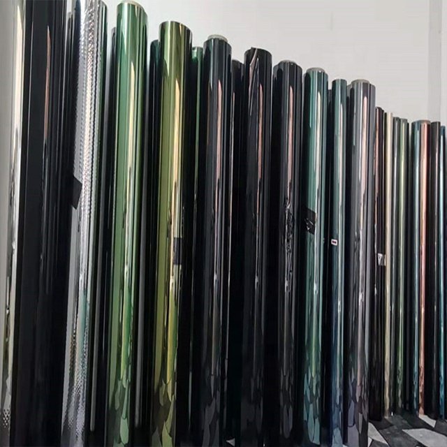 One Way Vision Building Window Film Heat Insulation Tinting Film Anti-explosion Safety Building Film