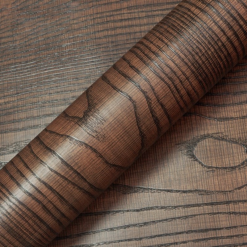 wooden finish pvc decorative film for furniture vacuum membrane