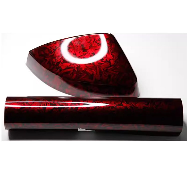 TPU Color PPF Film Car Body Protection Self-Healing Anti-scratch Forged Carbon Fiber Wrapping Air bubble Free Tint Accessories