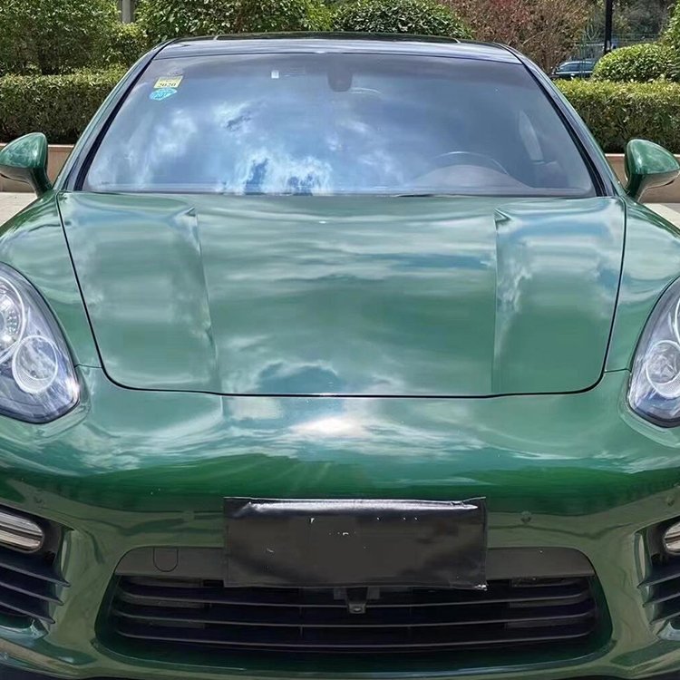 Glossy Crystal Forest Green Retro green Car Wrap Vinyl Car Body Stickers Film Color Change For Vehicle Car Wrapping