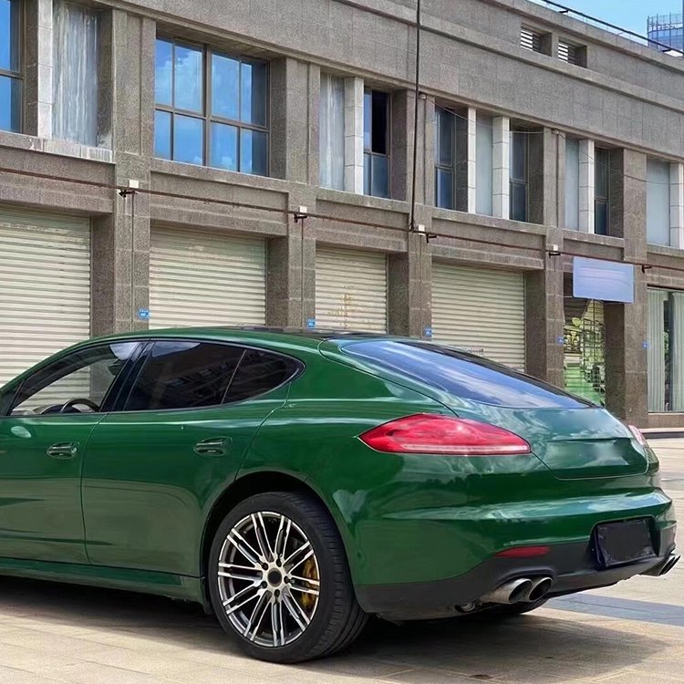 Glossy Crystal Forest Green Retro green Car Wrap Vinyl Car Body Stickers Film Color Change For Vehicle Car Wrapping