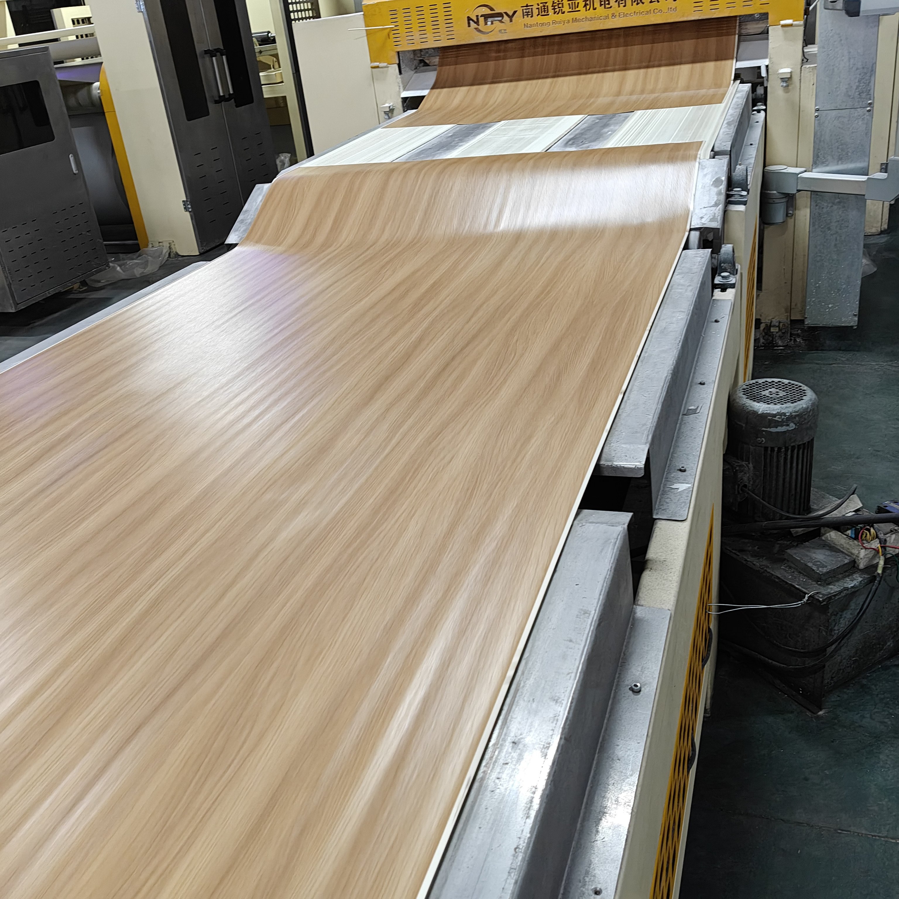 pvc stretch ceiling fresh-keeping melamine paper pvc decorative films roll for door/furniture/spc wall panel