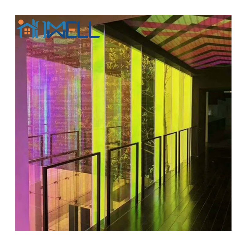 Rainbow Color Dichroic Film for Home Decoration Self Adhesive Waterproof Glass Films Modern Customize Homewell 3 Years Stained