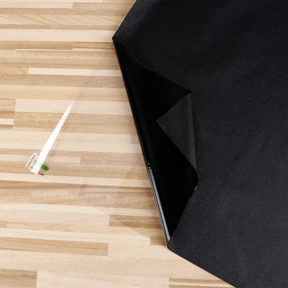 Privacy Room Darkening Window Tint Black Window Cover Static Cling Blackout Window Film