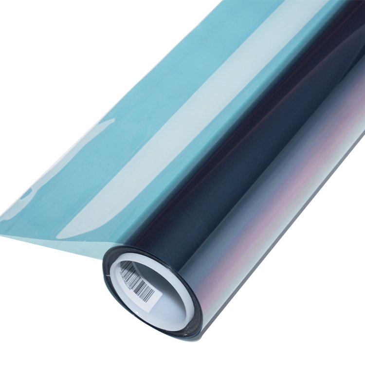 Solar Light Color Change Chameleon Windshield Tint Film Heat-Resistant PET Material Photochromic Green Purple Chameleon Film