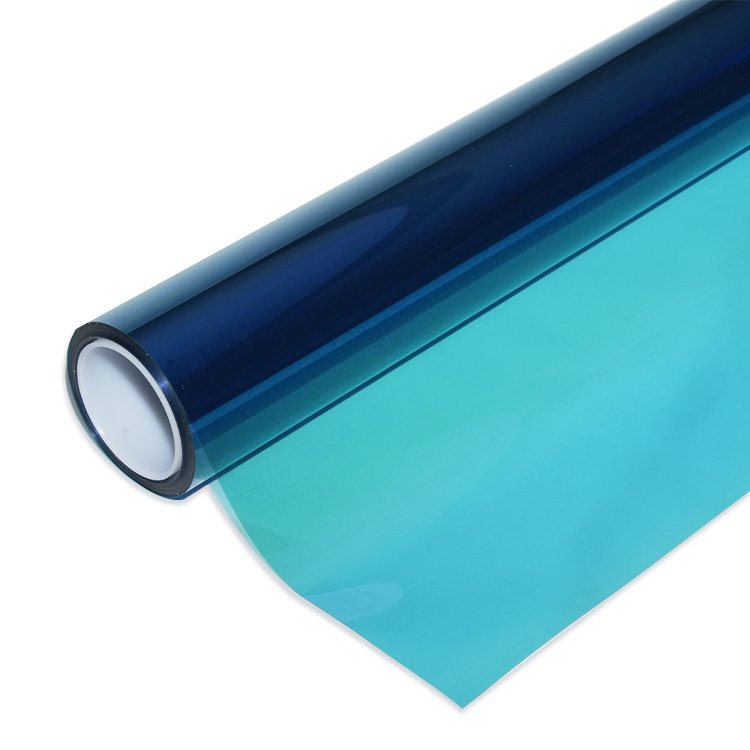 Solar Light Color Change Chameleon Windshield Tint Film Heat-Resistant PET Material Photochromic Green Purple Chameleon Film