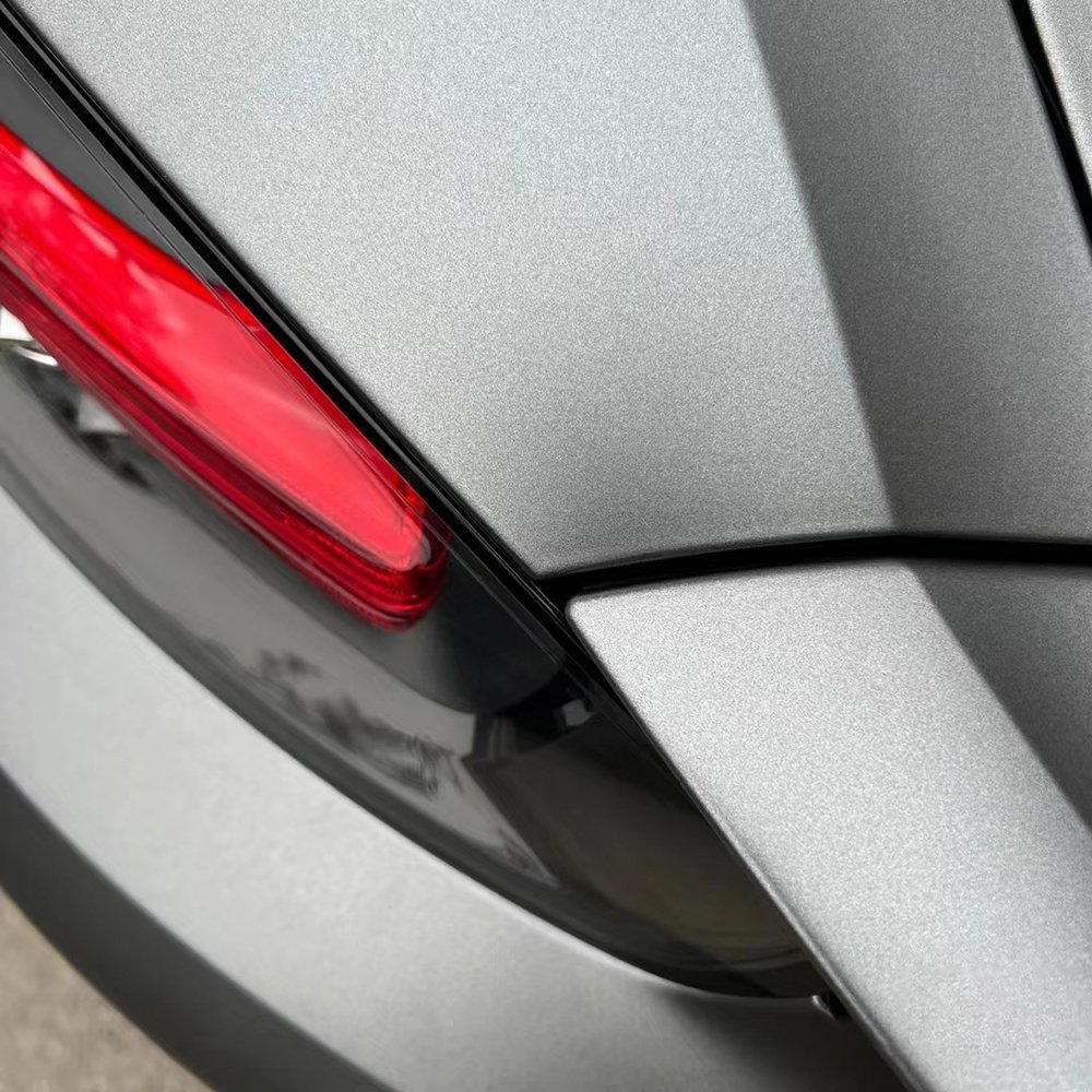 WRAPMASTER PET satin matte Metallic AMG Grey Car Vinyl wrap Paint Protect Film