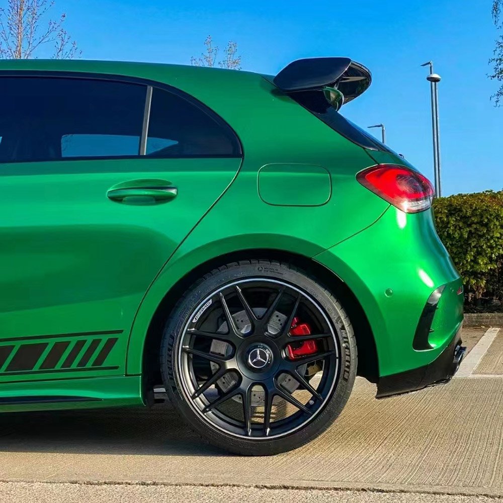 Glossy Vinyl Car Wrap Full Body Auto Color Changing Film Super Glossy Metallic Viridis Green Car Body Film