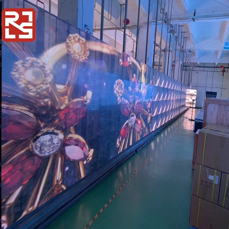 Large Transparent LED Screen High Transparency Outdoor Transparent LED Video Wall Panel Display