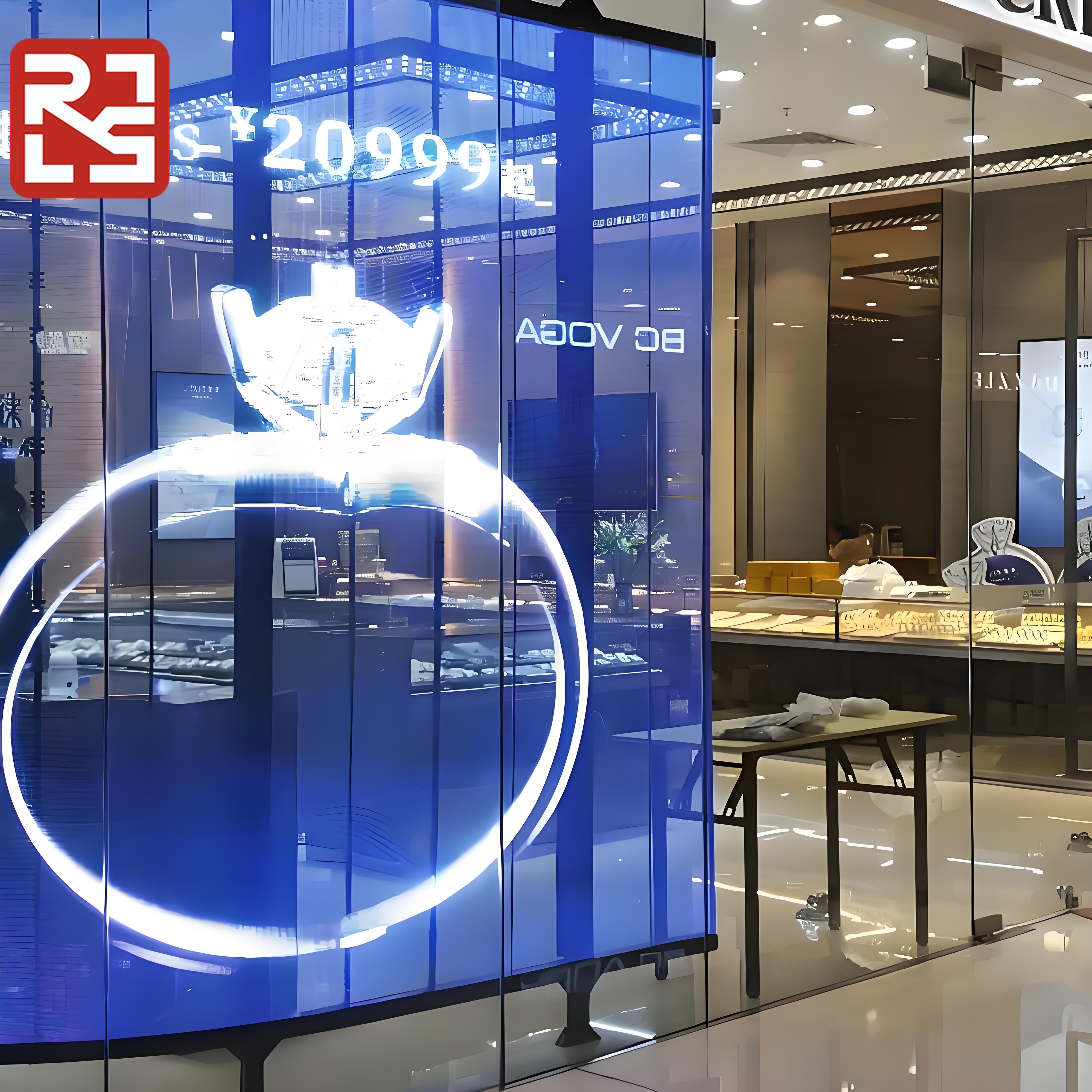 Large Transparent LED Screen High Transparency Outdoor Transparent LED Video Wall Panel Display